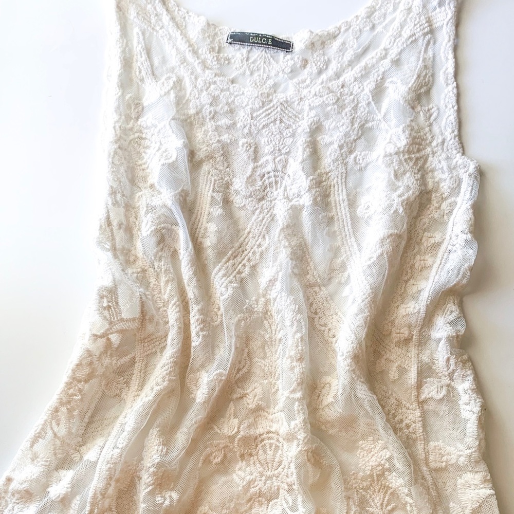 Lace Tank Top